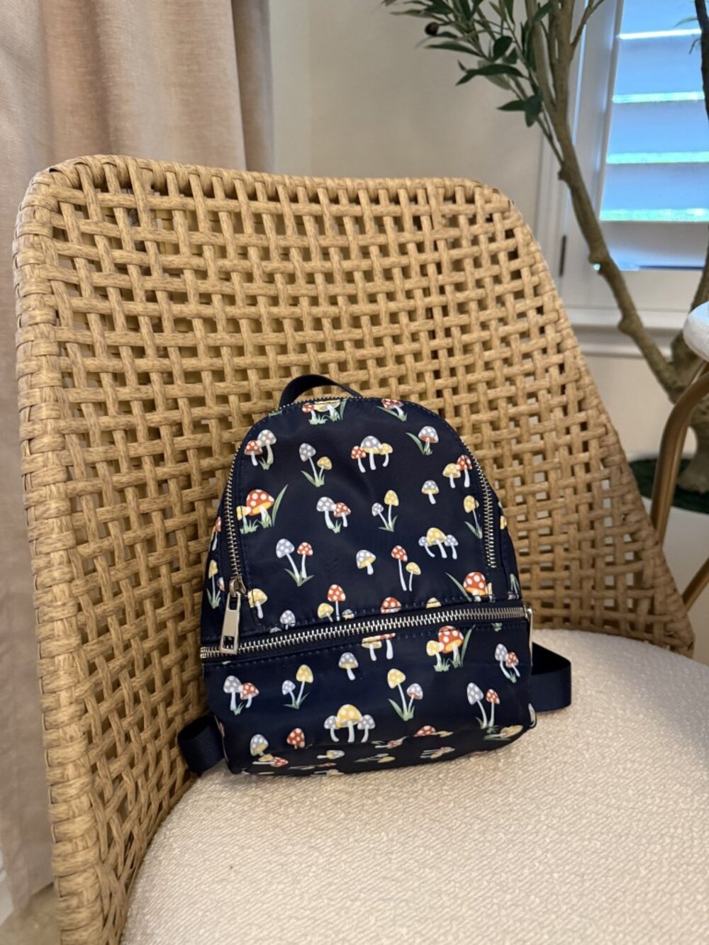 Mini- Mushroom Adjustable Backpack